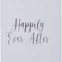 New View Gifts Linen Happily Ever After Coffee Table Album, Wedding Photo Album for 180 4x6 Photos, Gray
