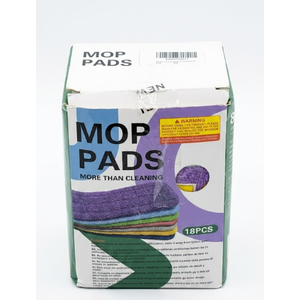 Reusable Mop Pads Compatible with Swiffer Wet Jet Mop- 18 Pack Wet Pads Refill Washable Microfiber Mop Pads Wet Dry Mopping Cloths Replacements for Swiffer Wetjet