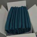 ZPECC Queen Flat Sheet Only 6 Pack, Durable Teal Top Bed Sheets Hypoallergenic Soft Brushed Microfiber Color-Coded Label, 90"x102"