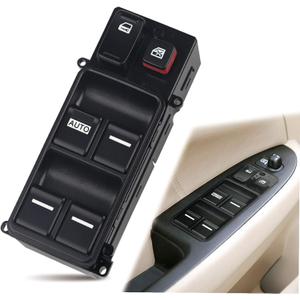 WMPHE Window Switch Compatible with Honda Accord Sedan 2003 2004 2005 2006 2007, Driver Side Master Power Window Switch, Replacement for 35750-SDA-H12, 35750-SHJ-A24