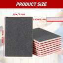24 Pcs Sanding Sponge 80-3000 Grit Sandpaper Assortment, Washable & Reusable Sanding Blocks for Wood, Metal, Drywall, Glazing, Wet Dry Sandpaper for Smooth Finishing