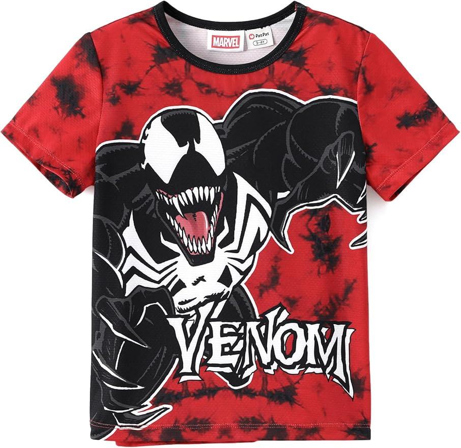Disney Princess Frozen Marvel Stitch Minnie Mickey Star Wars Girls/Boys Athletic Shirts UV Quick Dry Graphic T-Shirt 6-7 Year