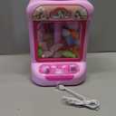 Marlrin Claw Machine for Kids, Mini Vending Machine Girls Unicorn Toys, Candy Grabber Prize Dispenser with Sound & 20 Mini Plush Toys, Electronic Arcade Game Indoor Toy for Home Party Birthday Gifts