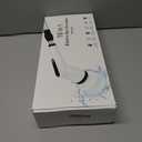 WKY-Electric Spin Scrubber - Upgraded 10-in-1 IPX7 Waterproof Shower Scrubber, Retractable Handle & 2-Speed for Toilet, Bathroom, Bathtub, Tile Floors (Black&white)