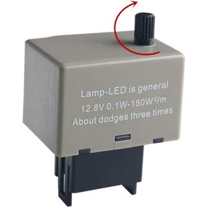 DEWHEL 8-Pin 81980-50030 066500-4650 Speed Adjustable Electronic LED Flasher Assy Relay Fix For Lexus Scion or Toyota LED Turn Signal Light Bulbs (Adjustbale)