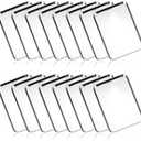 24 Pcs Baking Sheet Stainless Steel Cookie Sheet Small Metal Pans Professional Rectangle Oven Trays Kitchen Baking Cooking Oven and Toaster, (9.1 x 5.9 Inch) Height 0.5inch/1.2cm