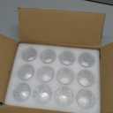 Ruckae 12 Pack 1.5oz Shot Glasses Set Crystal Shot Glass Bulk Clear Cone Shot Glasses for Vodka Tequila Whiskey Liquor (Transparent)