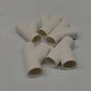 MECCANIXITY 5 Pcs PVC Fitting, 3 Way 45 Degree 1" 0.98" PVC Connectors PVC Elbow PVC Pipe Fittings PVC Coupling PVC Furniture Corner Connector for DIY Garden Support Structure, White