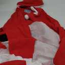 Funziez! Slim Christmas Adult Onesie - Fun Holiday Costume - Santa Clause and Reindeer One Piece for Adults, Women and Men
