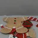 DULEFUN 22.5 Lighted Christmas Yard Decoration 2pcs Light Up Gingerbread Man Couple Christmas Outdoor Decorations Sign Waterproof for Xmas Winter Holiday Garden Lawn Outside Indoor Decor Display