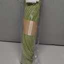 Winknowl Round Braided Placemats Set of 4 Washable Woven Heat Resistant Table Mats for Kitchen Dining Tables 15 inch Round Place Mats (Pea Green,4)