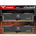 TEAMGROUP T-Force Vulcan Z DDR4 16GB Kit (2x8GB) 3200MHz (PC4-25600) CL16 Desktop Memory Module Ram (Gray) - TLZGD416G3200HC16CDC01