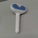 Pet Steam Brush for Dog & Cat - 3-in-1 Steam Grooming Brush for Shedding & Hair Removal - Self Cleaning Spray Comb with Mist for Long Haired Pets - Includes 1*Waterless Shampoo, Blue. (7.87'' - 120ML)