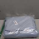 BESTOUCH Duvet Cover Set 100% Washed Cotton Linen Feel Super Soft Comfortable Chic Lightweight 3 PCs Home Bedding Set Solid Cornflower Blue Full/Double (Full (80" x 90"))