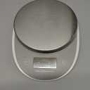 Pohl Schmitt Digital Food Kitchen Scale, Multifunctional Weight Measuring for Cooking and Baking in Grams/Ounces, Auto Shut-Off, Stainless Steel (Silver)