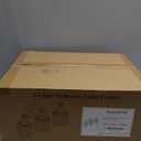 Modern 3 Light Crystal Vanity Light, Black Vertical Bathroom Light Fixture Over Mirror for Dressing Table Sink, Compatible with Dimmable Bulbs (Bulbs Not Included)