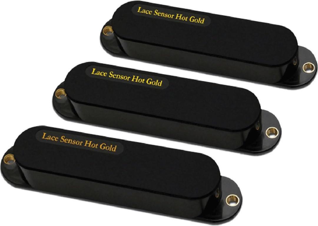 Lace Sensor Hot Gold with Hot Bridge 3-Pack Black