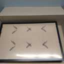 6 Sets 14x22 Picture Frame, Frames for 14 x 22 Canvas Collage Photo Poster Certificate Wall Gallery, High Transparent Horizontal Vertical Black 14 by 22 Inches