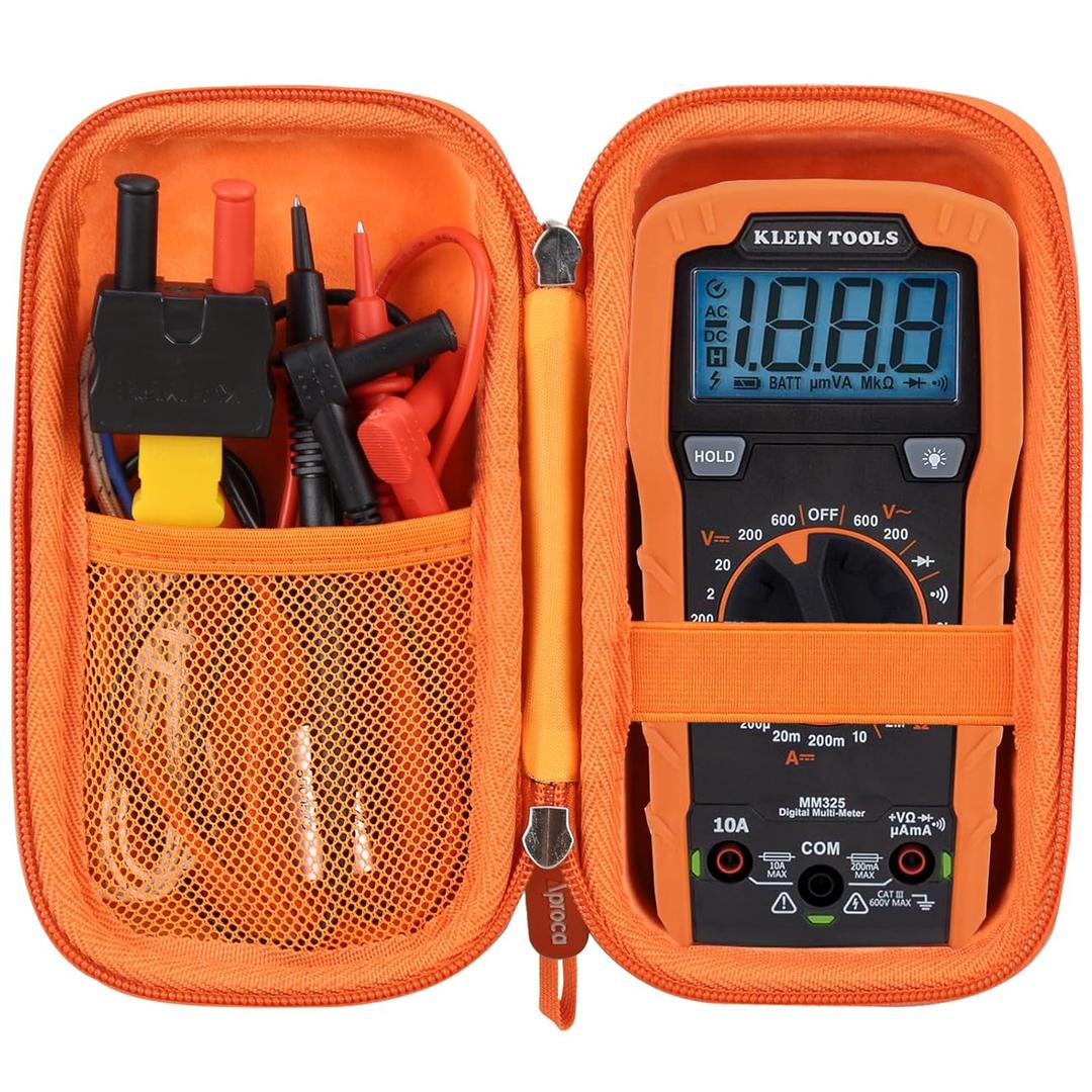 Aproca Multimeter Case Compatible with Klein Tools MM325 / MM400 / MM300 Multimeter and Accessories (Case Only)