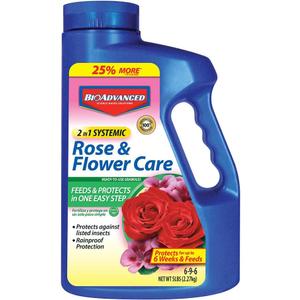 BioAdvanced 2-In-1 Systemic Rose and Flower Care, Granules, 5 lb