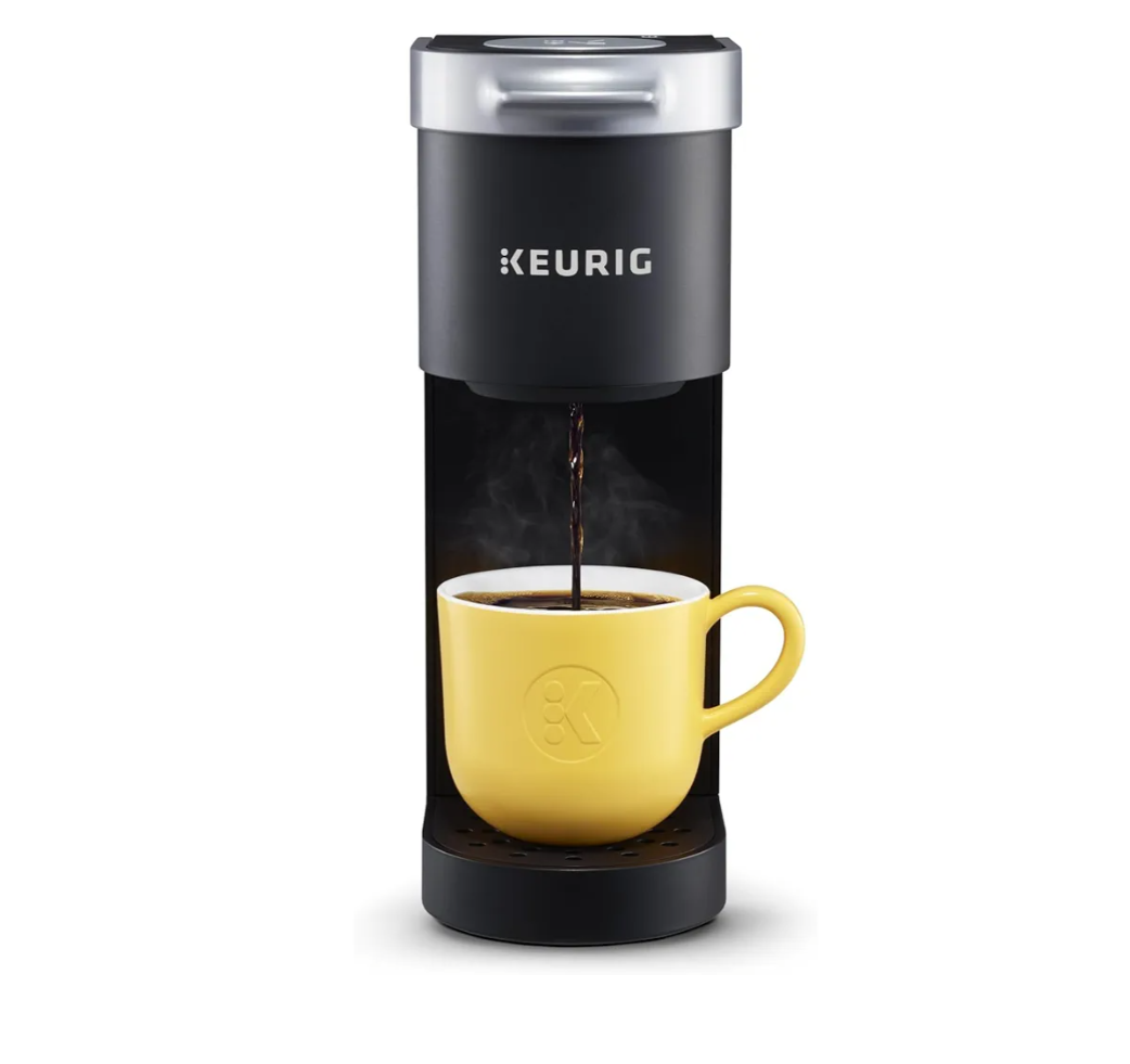 Keurig KMini Single Serve KCup Pod Coffee Maker, 6 to 12oz Brew size, with Cord Storage, Perfect for Small Spaces, Black