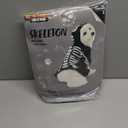 Spooktacular Creations Pet Dog Plush Skeleton Hoodie Costume for Halloween Dress Up Party, Pet Carnival, Outdoor Play (Large)
