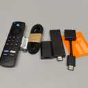 Like-New Fire TV Stick HD, free and live TV, Alexa Voice Remote, smart home controls, HD streaming