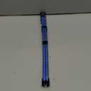 Reflective Dog Collar Padded with Soft Neoprene Breathable Quick Release Basic Dog Collars for Medium Dogs Blue Boy Girl (M: Width 3/4" Neck 14-20.5")