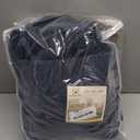 H.VERSAILTEX Sofa Cover 3 Piece T Cushion Loveseat Slipcovers Thick Velvet Couch Cover Furniture Protector Stretch T Cushion Sofa Covers for 2 Cushion Couch with 2 Individual T Cushion Covers, Navy