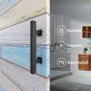 EaseLife 2 Pack 12" Sliding Barn Door Handles and Pulls Hardware,Rustic Double Sided,Heavy Duty