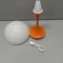 Mushroom Table Lamp - Includes USB Charging Cable Tri-Color Lighting, Touch-Control Switch Portable Lighting, Ideal for Bedrooms Mini Adjustable Touch-Control LED Table Lamp (Orange)