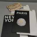 Decorative Books for Coffee Table Decor,3 Pieces Stylish Fake Books of Room Decor Aesthetic,for Home Decor,Stacked Book Decor - Shelf,Entryway,Console Table,Fireplace Mantel Decor(Black and White)