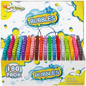 180 Piece Bubble Wands, 18 Colors Mini Neon Bubble Toy Bulk with Box for Halloween, Easter Basket Stuffers, Assortment Bubble Party Favors for Outdoor Indoor Activity Use, Child Kid Classroom Reward 180 Piece Bubble Wands, 18 Colors Mini Neon Bubble Toy Bulk with Box for Halloween, Easter Basket Stuffers, Assortment Bubble Party Favors for Outdoor Indoor Activity Use, Child Kid Classroom Reward