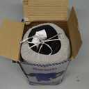 Travel Pillows for Airplanes, Airplane Pillow with 3D Eye Mask for Sleeping, 360 Support Headrest for Long Flight, Road Trip, Stop Bobblehead Travel Essential Airplane Sleep Head Strap, Blue