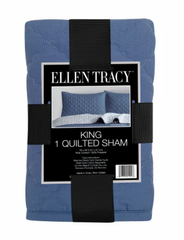 ELLEN TRSCY KING 1QUILTED SHAM 20x36IN