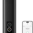 Airversa Waterless Diffuser, Smart Tower Diffuser with App Control, Cold Air Scent Diffuser Oil Machine for Homes Offices Hotels, 300mL Capacity, Up to1500 sq ft, DC-12V/1A Plug, RDX Black