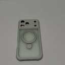 MOCCA Design for iPhone 17 Pro Max Case, Compatible with Magsafe [Premium Invisible Magnetic Ring Stand] [Military Drop Protection] Full Camera Guard Translucent Matte Slim Phone Cover,Calke Green