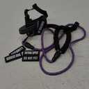 Service Dog Vest Harness and Leash Set, Animire in Training Dog Harness with 10 Dog Patches, Reflective Dog Leash with Soft Padded Handle for Small, Medium, Large, and Extra-Large Dogs (XXS, Purple)