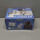 KomeStone Rock Tumbler Kit, K1 Professional Large 2.5LB Capacity Edition - Memory Function, Digital Timer & Variable Speeds: Includes All Accessories, Rock Polisher Gift for Adults & Kids (Black)