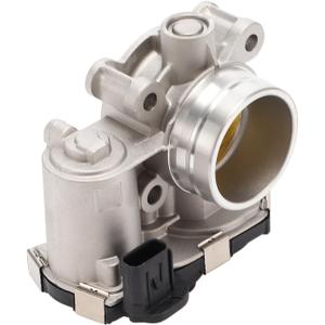 Throttle Body Assembly, 44mm Throttle Body Actuator No.12671379/12659491 for Chevrolet Cruze 1.4L 2017-2019, for Chevy Aluminum Alloy Black, 1 Pc