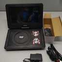 11.5" Portable DVD Player with 9.5" Swivel Screen, 5-Hours Rechargeable Battery,Car DVD Player for Kids,Support CD/DVD/SD Card/USB,Regions Free,Dual Speakers,Black