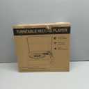 Vinyl Record Player with Speakers Vintage Turntable for Vinyl Records Belt-Driven Turntables 3-Speed Bluetooth Playback Headphone AUX RCA Line LP Vinyl Players for Sound Enjoyment Retro Brown