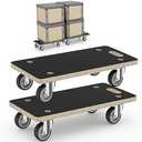 Wood Platform Dolly 4 Wheels Heavy Duty Furniture Mover Dolly 550 Lbs Capacity (2 Packs) ‎22.5 x 11.4 x 4.4 inches