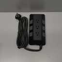 GE UltraPro 9-Outlet Surge Protector, 8', Black