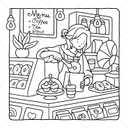 Soft Life: Cozy & Calming Coloring Book for Adults and Teens Featuring Gentle Daily Moments and Simple Joys (Girl Theme Coloring Book)