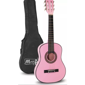 Music Alley MA-51 Classical Acoustic Guitar Kids and Junior Pink, Half Size
