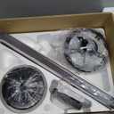 ZMISHIBO 52 Inch Ceiling Fan with Light, App&Remote Control, Flush Mount Low Profile, Dimmable 20W LED Light, Quiet Reversible Motor for Bedroom, Living Room, Apartment, Brown