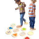 Stepping Stones Set 3 in 1 - Unique Patented Design, Inspired by Montessori,  Growgo Stepping Stones, Toddler Course for Kids, 3+