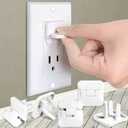 Outlet Covers Babepai 38-Pack White Child Proof Electrical Protector Safety Improved Baby Safety Plug Covers