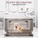 Nebulization Box,Cat Nebulizer Box Nebulizer for Dogs,Kitten Incubator,Heating Unit not Included, Puppy Incubator with Nebulization (55L)